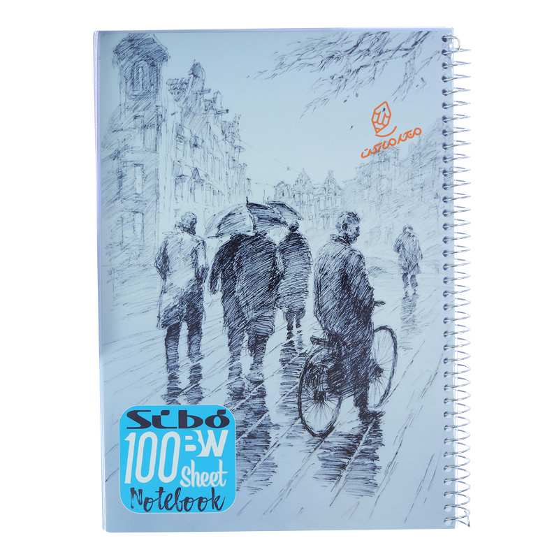 دفتر نقاشی 100 برگ طرح سیاه قلم A46 سیبو SIBO (3).jpg