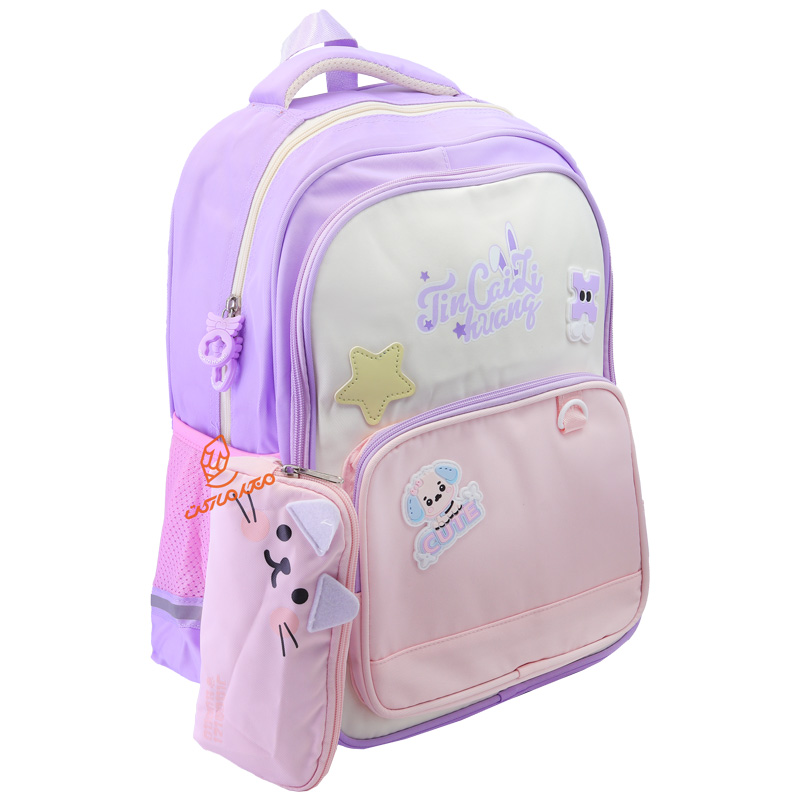 کوله پشتی بچگانه 2 زیپ کد 8090 JINCAIZI HUANG (2).jpg