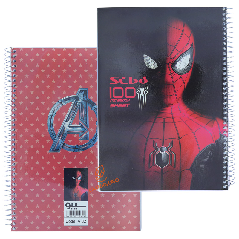 دفتر 100 برگ طرح آیرومن A32 سیبو SIBO (4).jpg