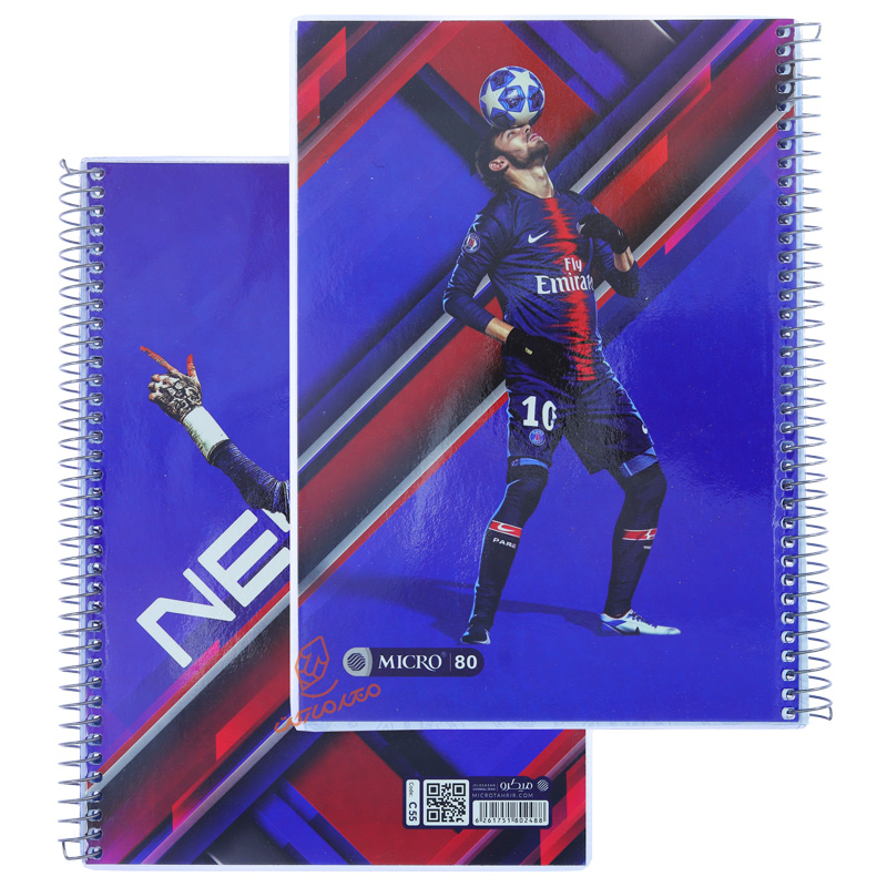 دفتر 80 برگ طرح فوتبال C55 میکرو MICRO (9).jpg