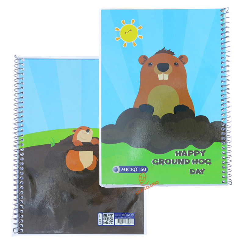 دفتر 50 برگ طرح موش بازیگوش C89 میکرو MICRO.jpg