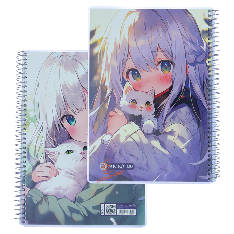 دفتر 80 برگ طرح انیمه دخترانه C53 میکرو MICRO (5).jpg
