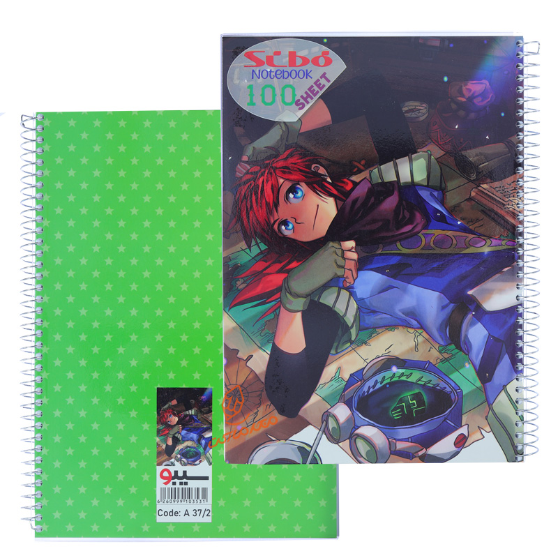 دفتر 100 برگ طرح انیمه پسرانه A372 سیبو SIBO (7).jpg