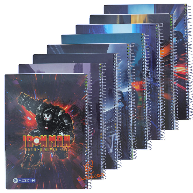 دفتر 80 برگ طرح ابرانسان ها C36 میکرو MICRO