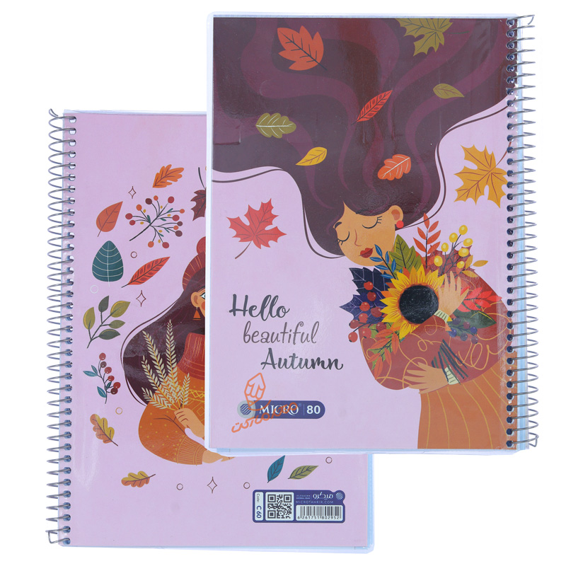 دفتر 80 برگ طرح دخترانه کلاسیک C60 میکرو MICRO (6).jpg