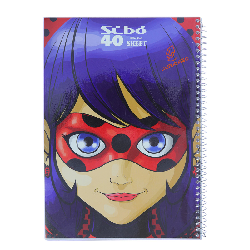 دفتر 40 برگ طرح دختر کفشدوزکی Z255 سیبو SIBOطرح 1.jpg