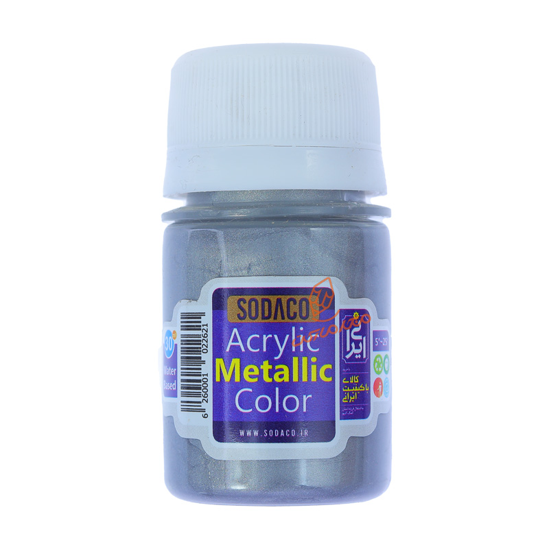 اکریلیک 30 میل Metallic متالیک سوداکو SODACO - نقره ای سیر 0296.jpg