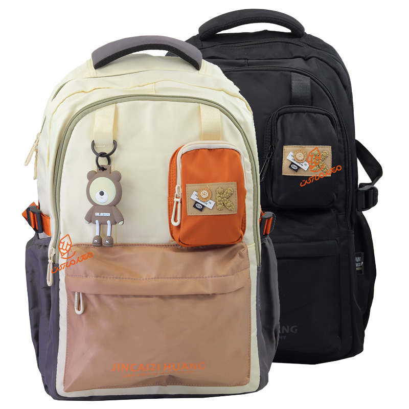 کوله پشتی دو رنگ تدی کد 2716 JINCAIZI HUANG