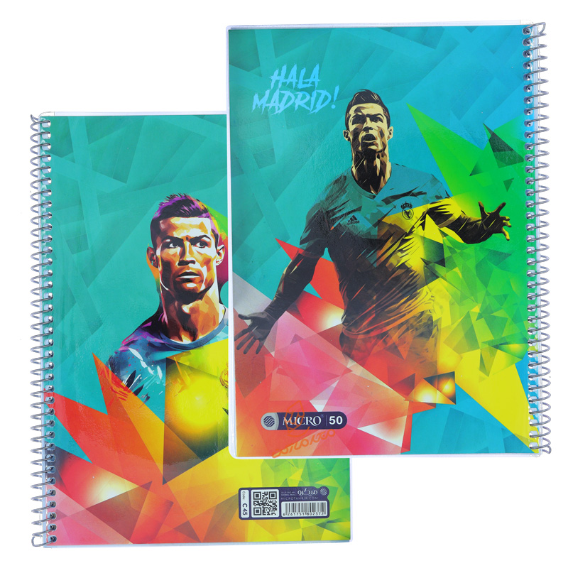 دفتر 50 برگ طرح ورزشی C45 میکرو MICRON (4).jpg