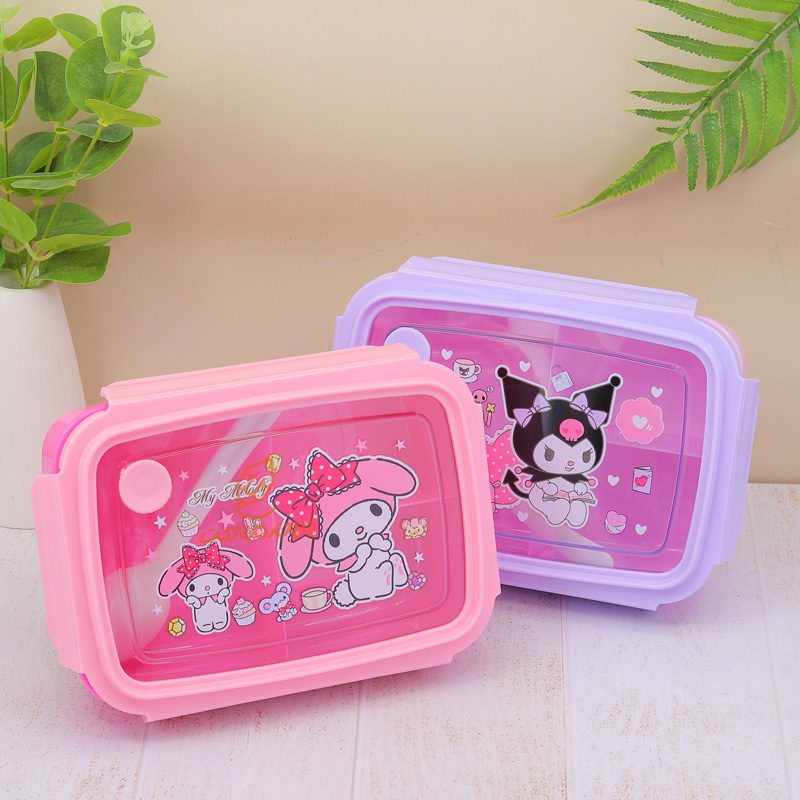 ظرف غذا فانتزی سه خانه طرح کرومی 6018 BPA