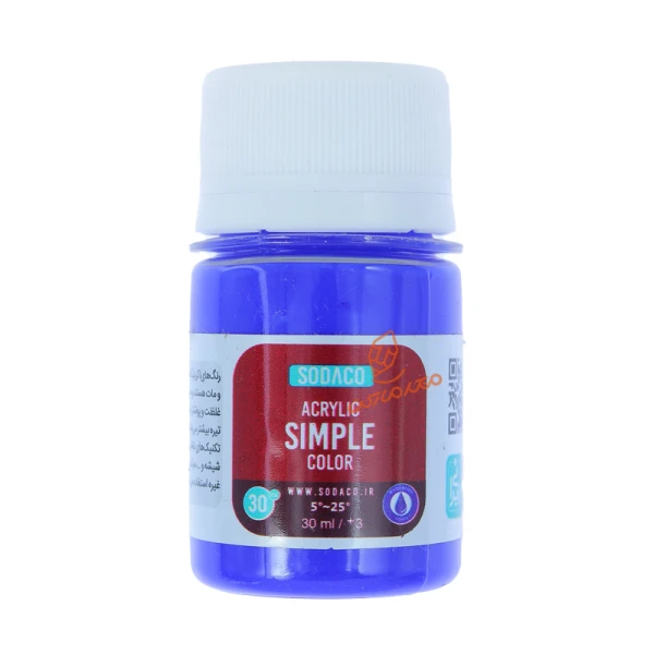 اکریلیک 30 میل Simple ساده سوداکو SODACO - آبی لاجوردی 0316.jpg