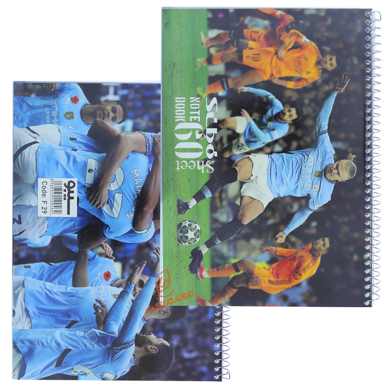 دفتر 60 برگ طرح فوتبالیست های اروپا F29 سیبو SIBO (7).jpg
