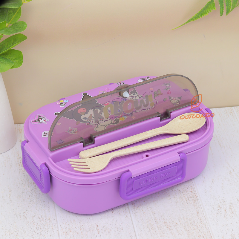 ظرف غذا یک طبقه کرومی داخل استیل فانتزی TQKH-18 (3).jpg