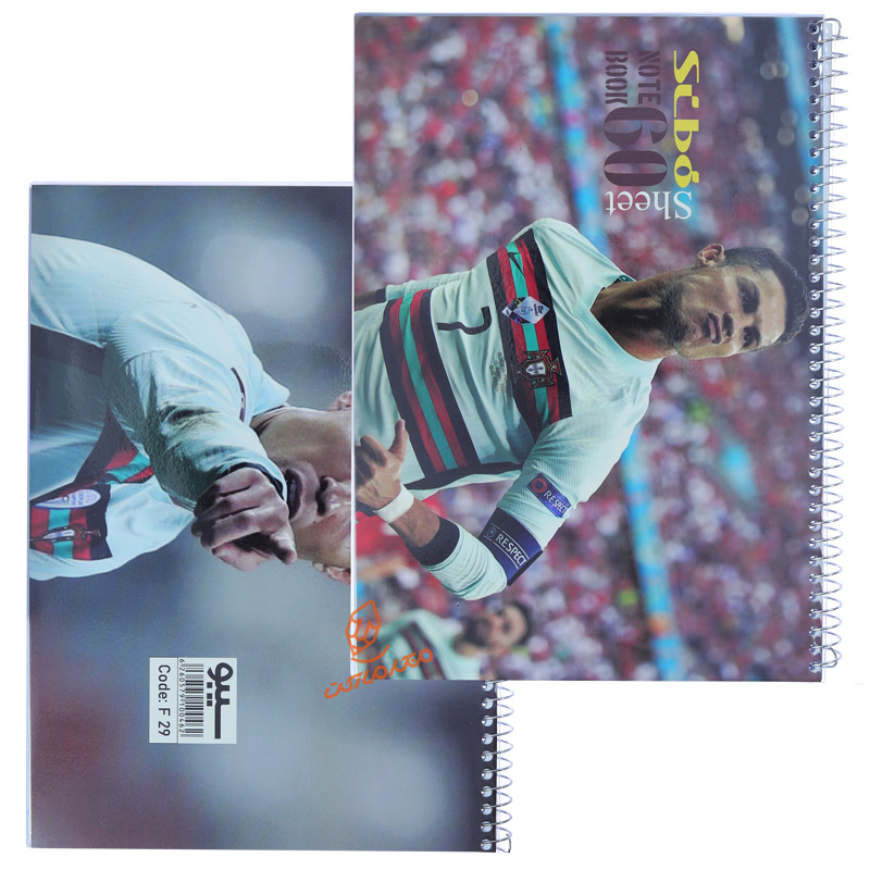 دفتر 60 برگ طرح فوتبالیست های اروپا F29 سیبو SIBO (11).jpg