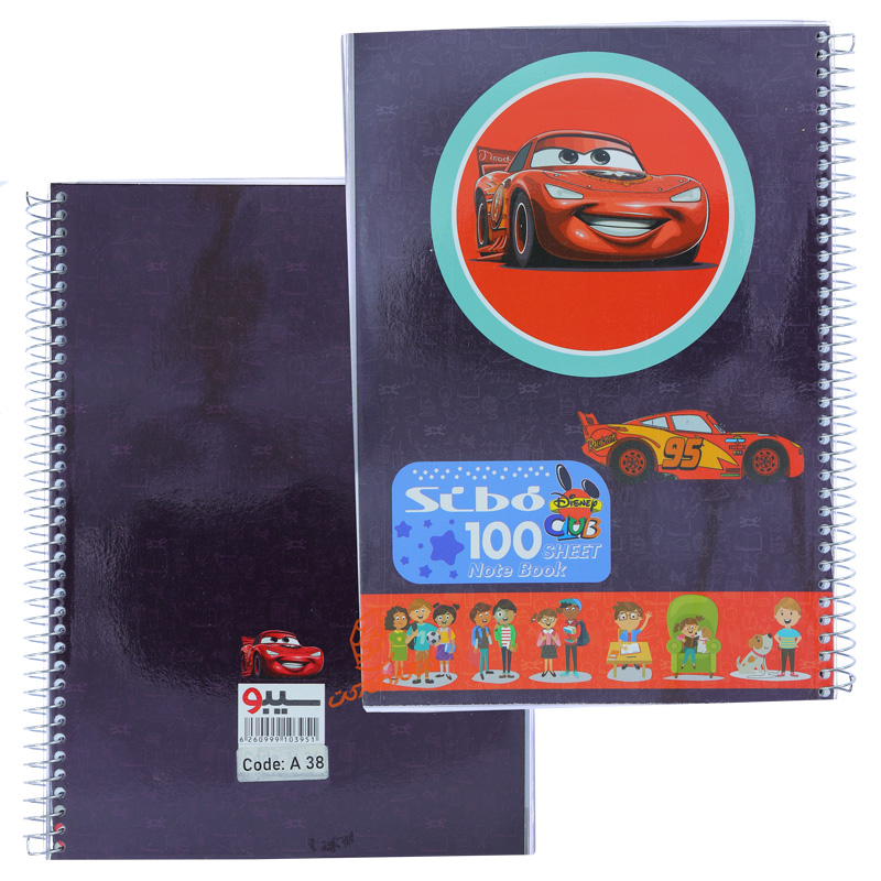 دفتر 100 برگ طرح دیزنی A38 سیبو SIBO (6).jpg