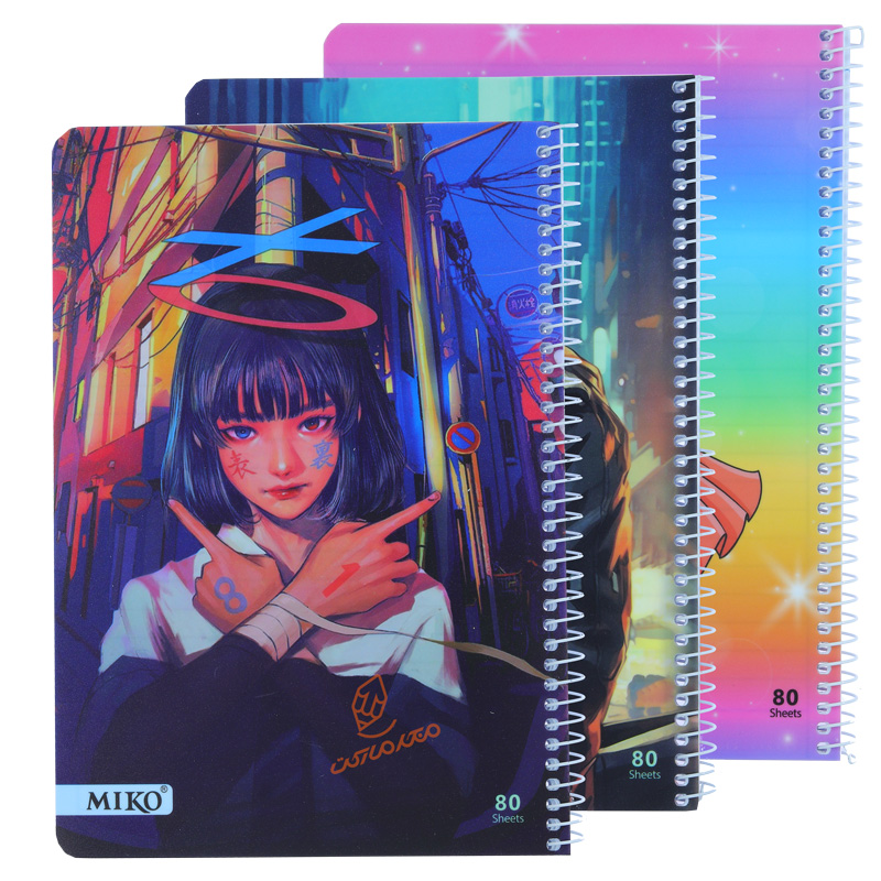 دفتر 80 برگ طرح انیمه سری E8 میکرو MICRO