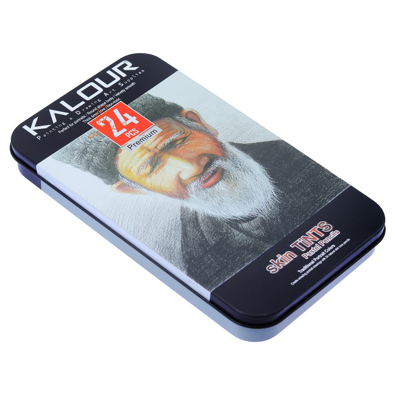 مداد پاستل 24 رنگ مدل طیف پوست کالور KALOUR (7).jpg