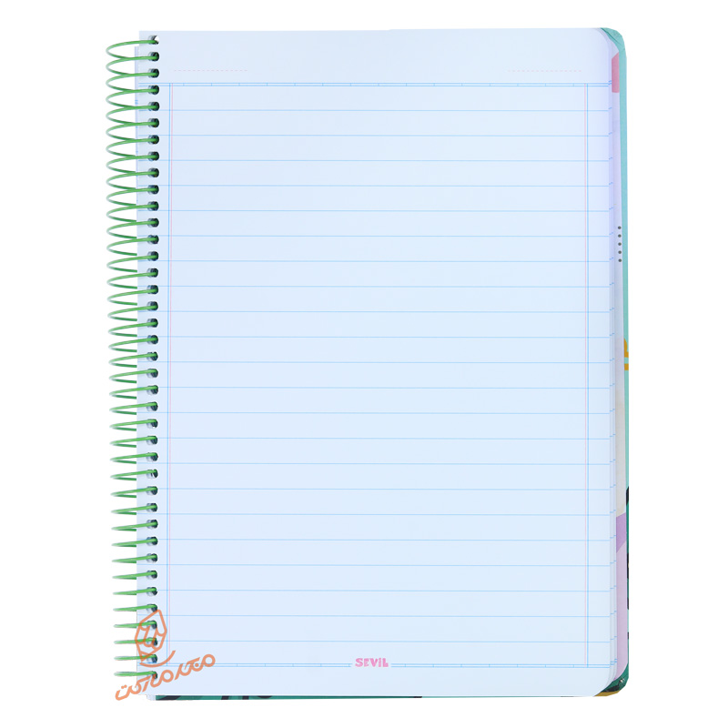 دفتر 100 برگ جلد سخت طرح فانتزی دخترانه کد 846 سویل SEVIL (4).jpg