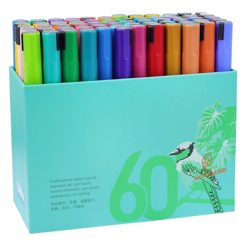 ماژیک اکریلیک 60 رنگ 1002 ULEBBE