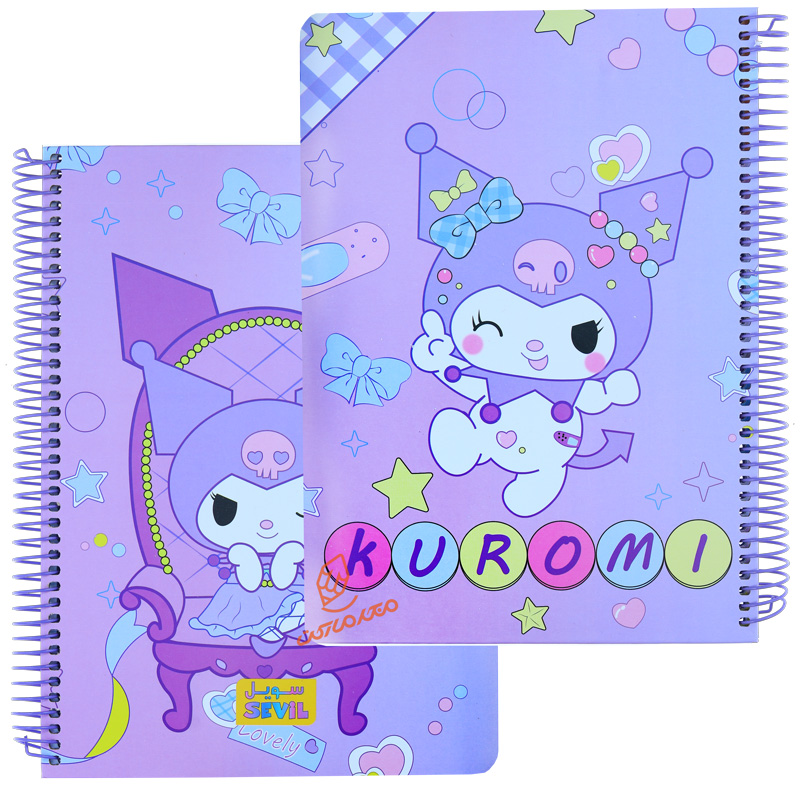 دفتر 100 برگ طرح فانتزی دخترانه کد 857 سویل SEVIL (2).jpg