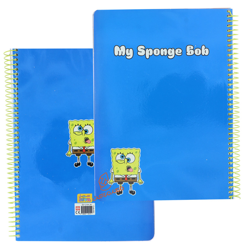 دفتر 100 برگ رنگی ساده کد 852 سویل SEVIL (4).jpg