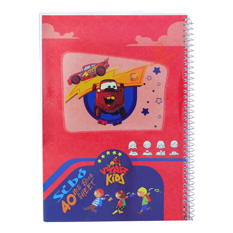 دفتر 40 برگ حاشیه دار طرح انیمیشین کودکان سیبو SIBO (7).jpg