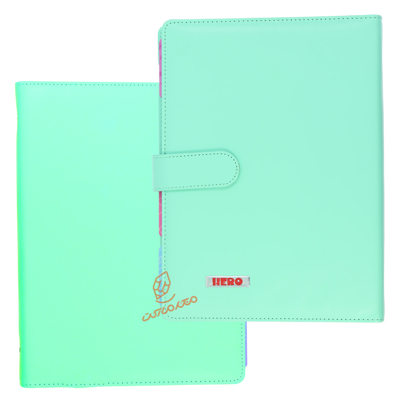 دفتر کلاسوری 100 برگ رنگی پاستلی کد 60 هیرو HERO (3).jpg