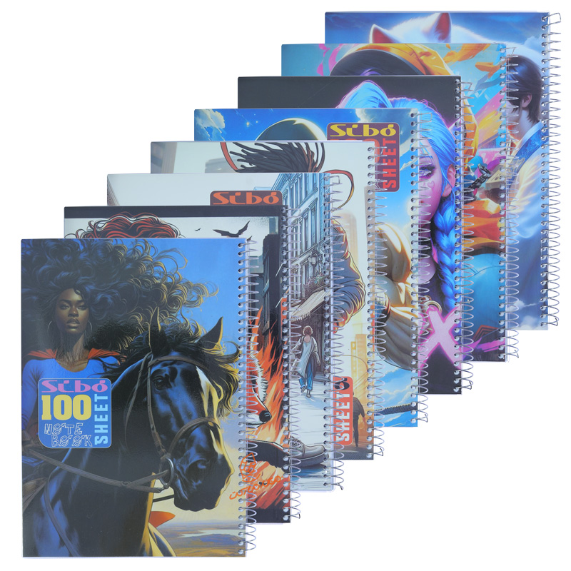 دفتر 100 برگ طرح انیمه A37 سیبو SIBO