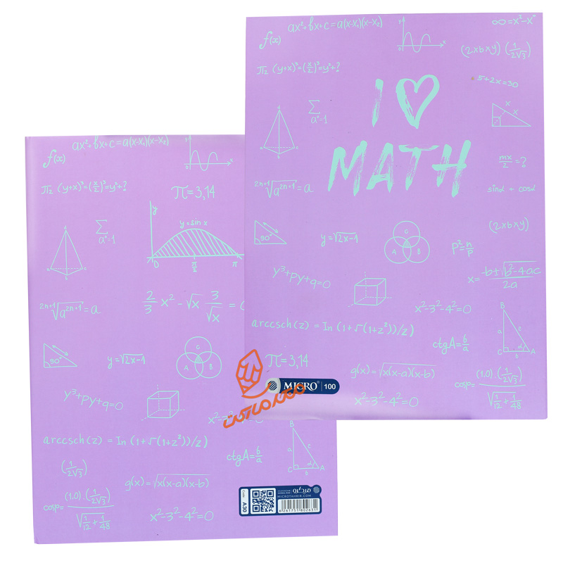 دفتر کلاسوری 100 برگ طرح علم ریاضی A30 میکرو MICRO (2).jpg