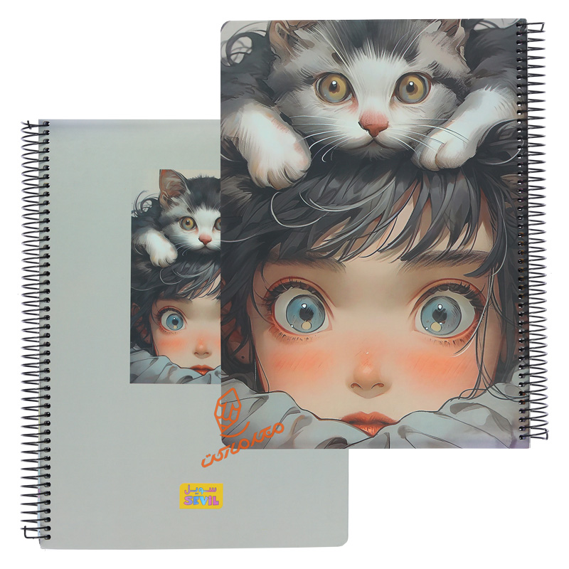 دفتر 100 برگ رحلی طرح فانتزی کد 876 سویل SEVIL (7).jpg