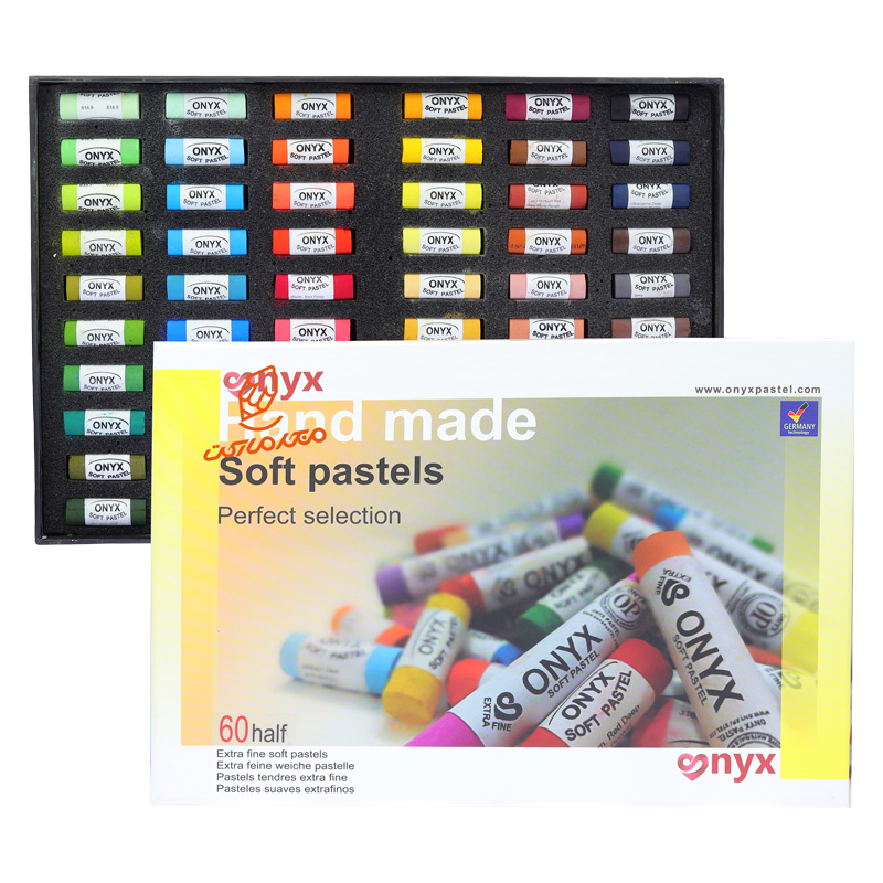 گچ پاستل دست ساز 60 رنگ مدل نیمه اونیکس ONYX