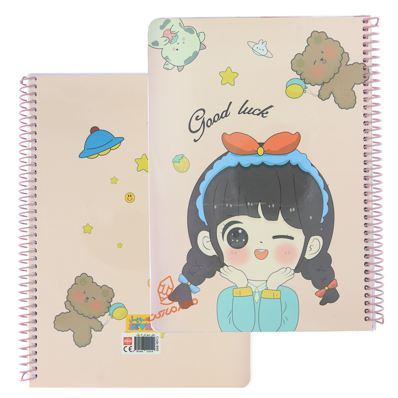 دفتر 80 برگ طرح فانتزی کودکانه کد 840 سویل SEVIL (3).jpg