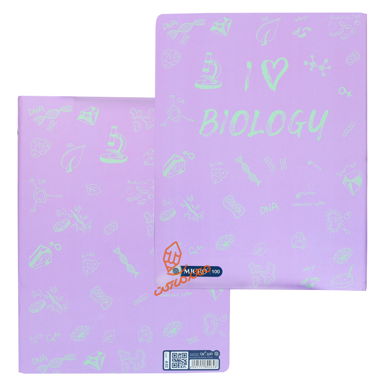 دفتر کلاسوری 100 برگ طرح علم زیست A32 میکرو MOCRO.jpg