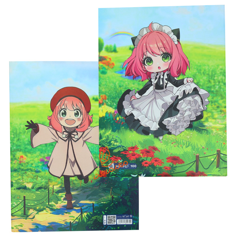 دفتر کلاسوری 100 برگ طرح انیمه A26 میکرو MICRO (4).jpg