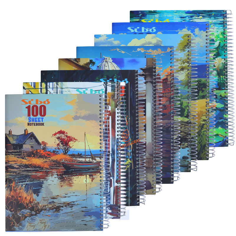 دفتر 100 برگ سری آبرنگی A43 سیبو SIBO