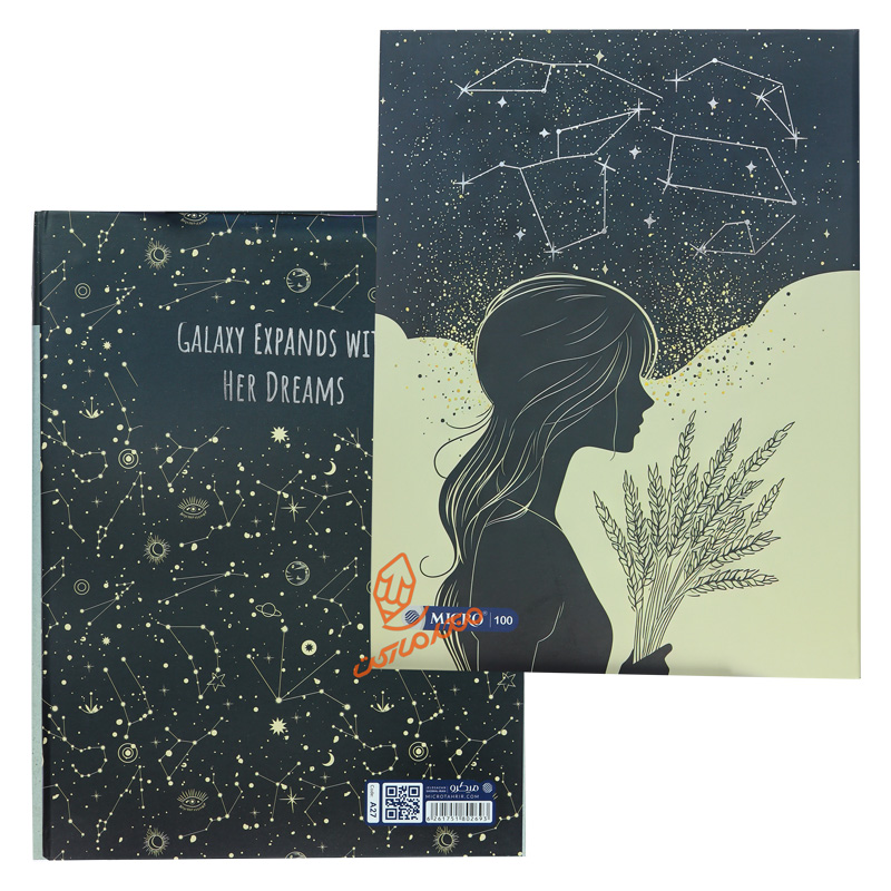 دفتر کلاسوری 100 برگ طرح ستاره ها A27 میکرو MICRO (3).jpg