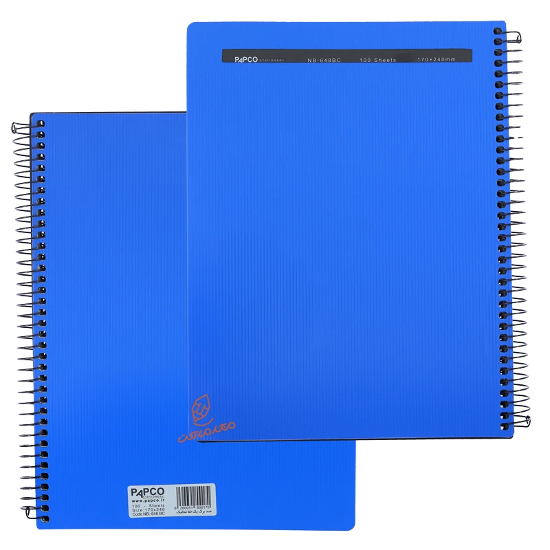 دفتر 100 برگ متالیک NB-648 پاپکو PAPCO (4).jpg