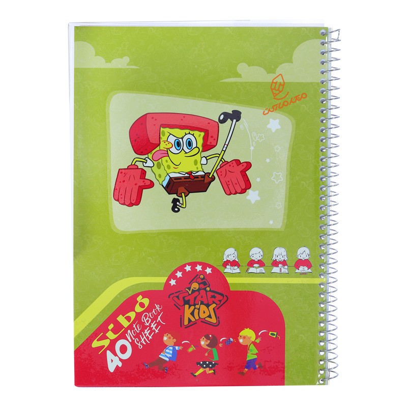 دفتر 40 برگ حاشیه دار طرح انیمیشین کودکان سیبو SIBO (6).jpg