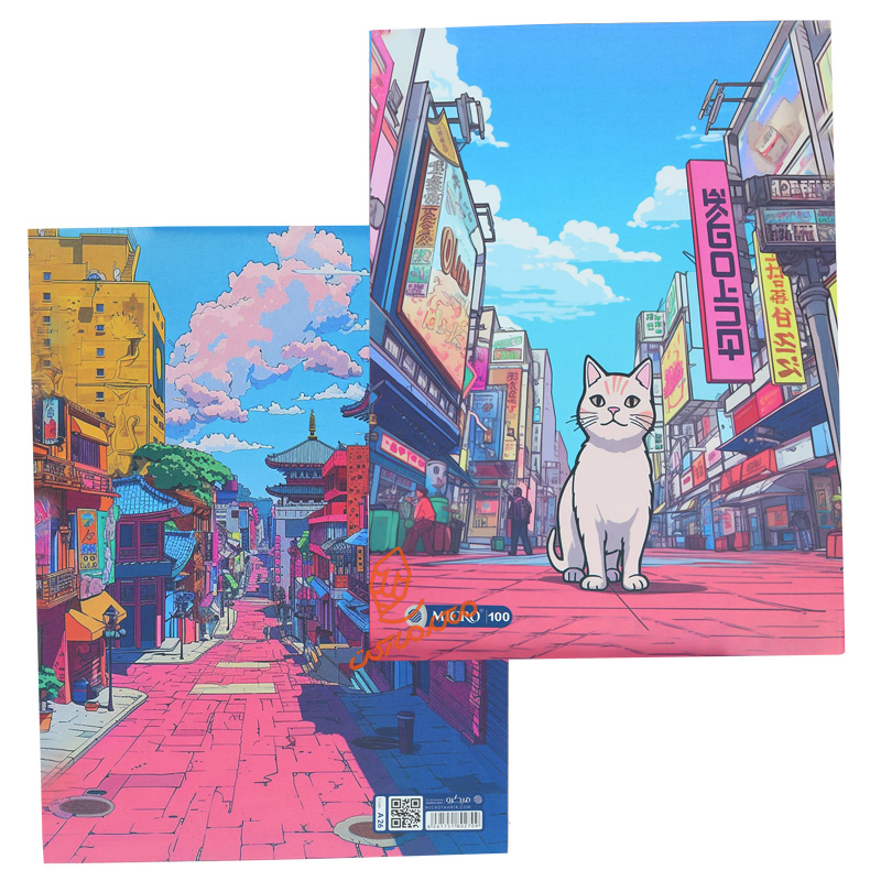 دفتر کلاسوری 100 برگ طرح انیمه A26 میکرو MICRO (7).jpg