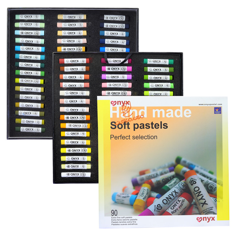گچ پاستل دست ساز 90 رنگ مدل کامل اونیکس ONYX