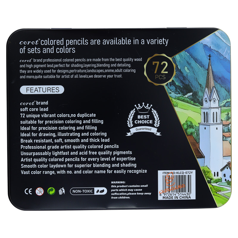 مداد رنگی 72 رنگ طرح عقاب کروت COROT (2).jpg