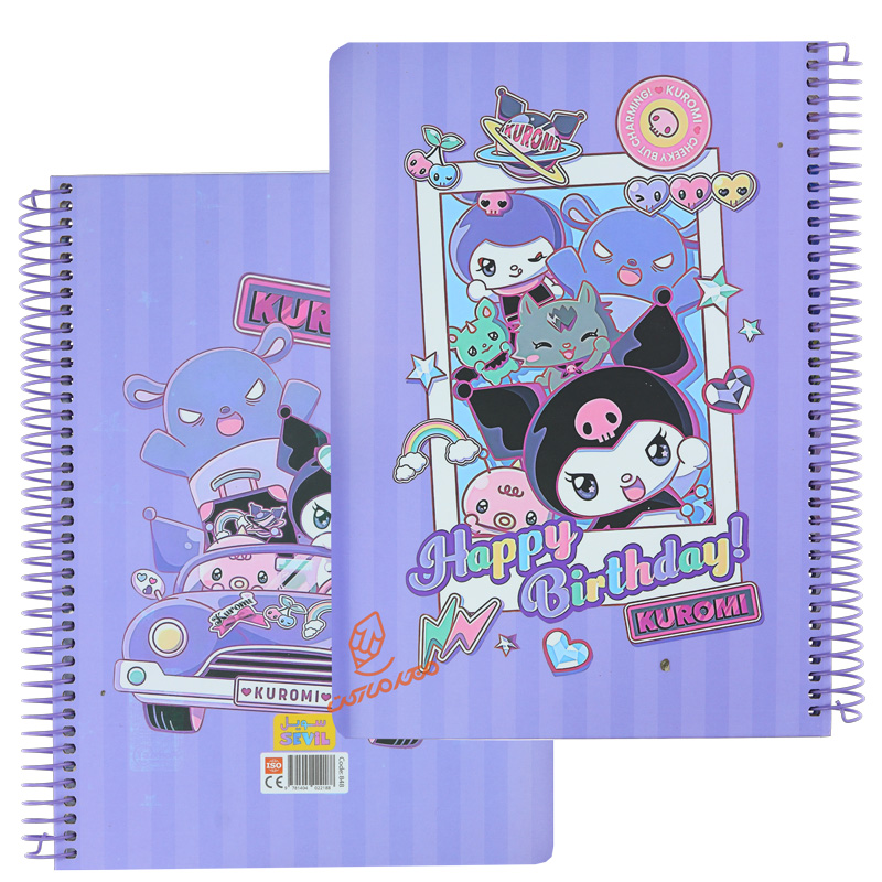 دفتر 100 برگ جلد سخت طرح کرومی کد 848 سویل SEVIL (4).jpg