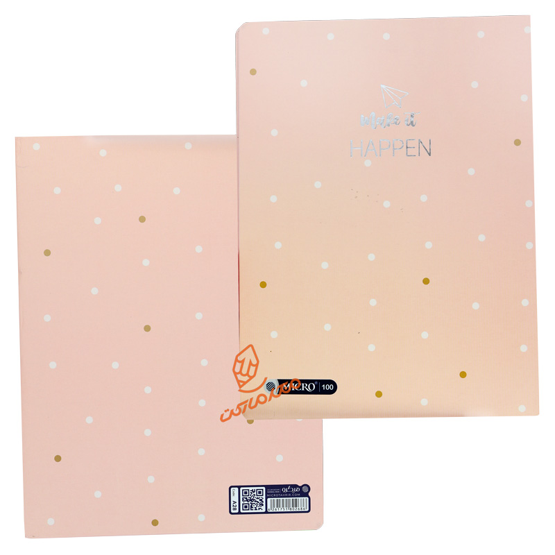 دفتر کلاسوری 100 برگ طرح کلاسیک رنگی A28 میکرو MICRO (7).jpg