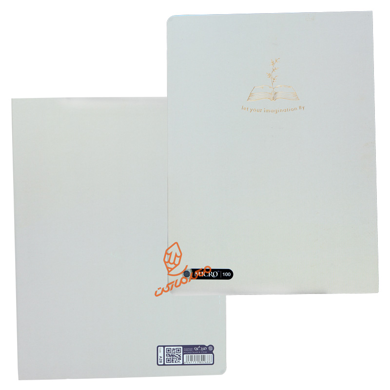 دفتر کلاسوری 100 برگ طرح کلاسیک رنگی A28 میکرو MICRO (5).jpg