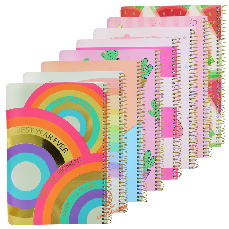 دفتر 80 برگ طرح فانتزی طلاکوب کد 865 سویل SEVIL