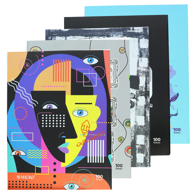 دفتر کلاسوری 100 برگ طرح نقاشی A18 میکرو MICRO