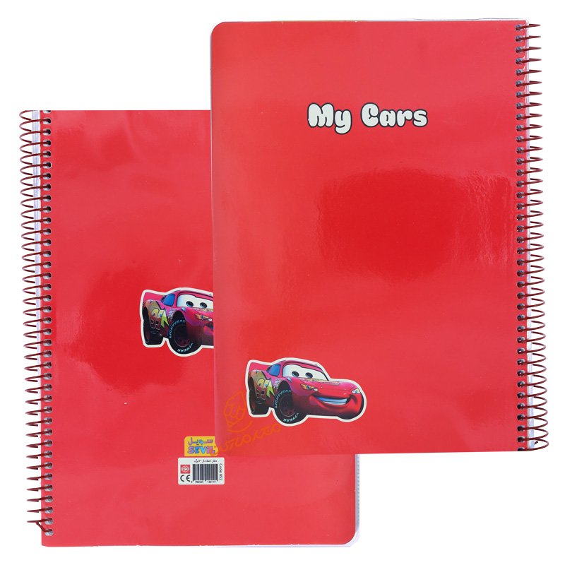 دفتر 100 برگ رنگی ساده کد 852 سویل SEVIL (5).jpg