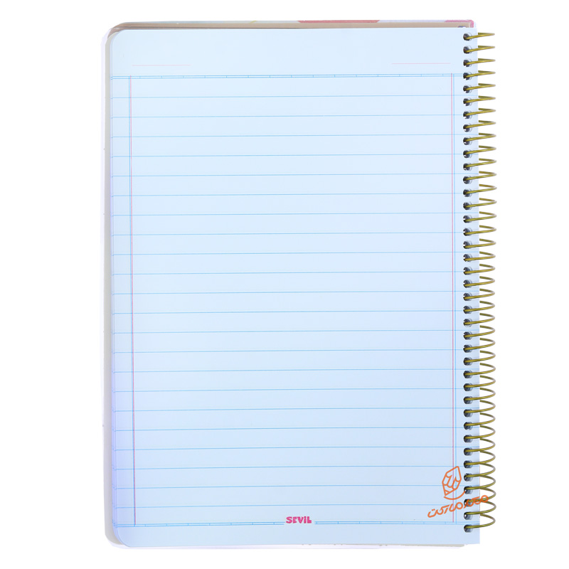 دفتر 100 برگ طرح فانتزی دخترانه کد 841 سویل SEVIL (3).jpg