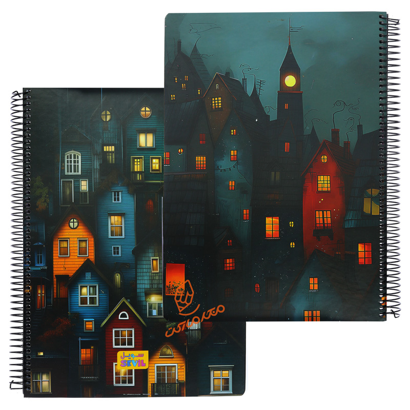 دفتر 100 برگ رحلی طرح فانتزی دخترانه کد 875 سویل SEVIL (10).jpg