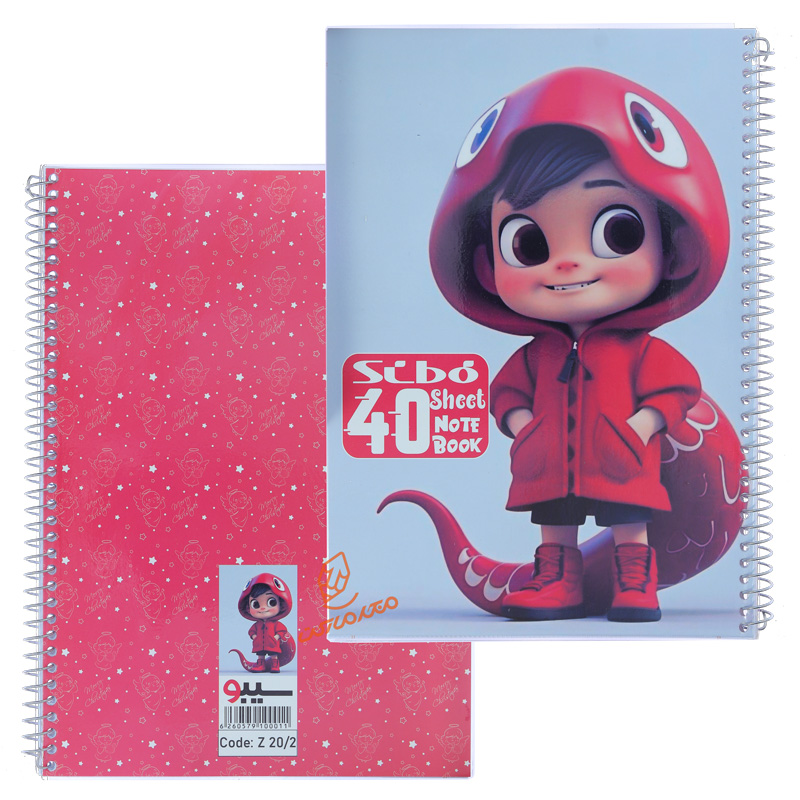 دفتر 40 برگ طرح فرشته  Z202 سیبو SIBO (3).jpg